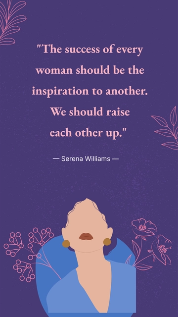Free Women's Day Inspirational Quotes Template to Edit Online