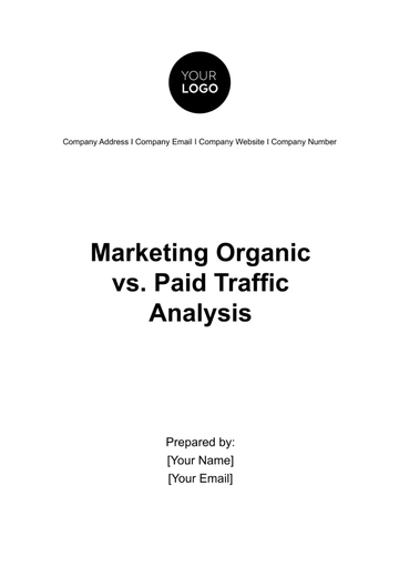 Free Marketing Organic vs. Paid Traffic Analysis Template to Edit Online