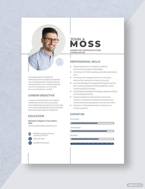 Marketing Communications Coordinator Resume