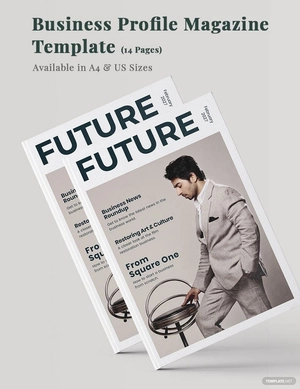 Business Profile Magazine Template
