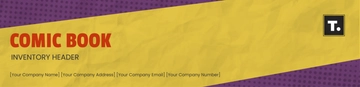 Free Comic Book Inventory Header Template to Edit Online