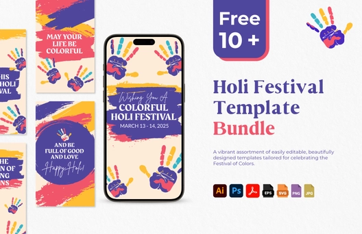 10+ Holi Festival Template Bundle 10+ Holi Festival Template Bundle