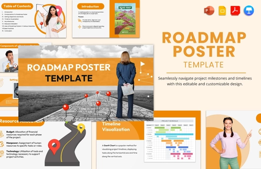 Roadmap Poster Template