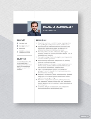 Lumber Inspector Resume