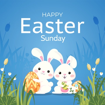 Free Easter Sunday Facebook Post Template to Edit Online