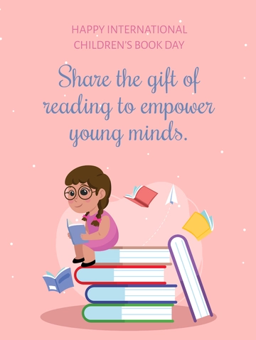 Free International Children???s Book Day  Threads Post Template to Edit Online