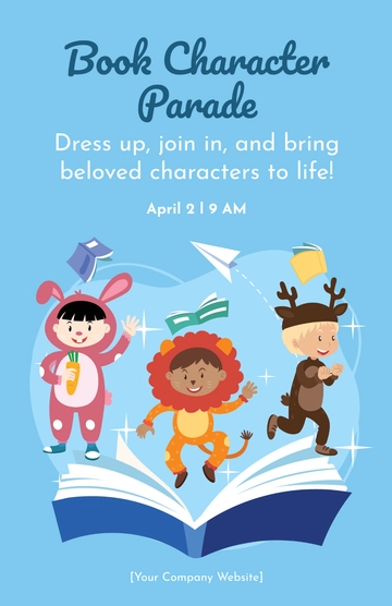 Free International Children's Book Day  Poster Template to Edit Online