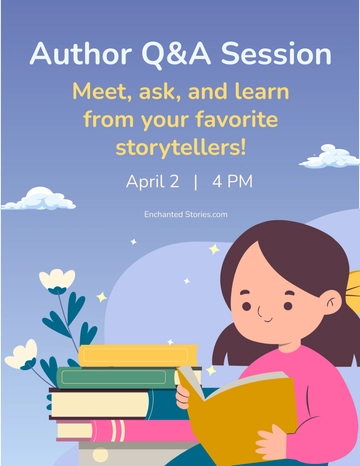 Free International Children's Book Day  Flyer Template to Edit Online