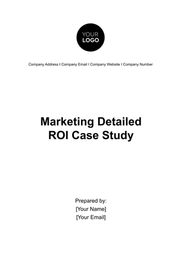Free Marketing Detailed ROI Case Study Template to Edit Online