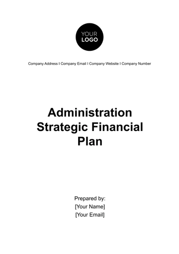 Free Administration Strategic Financial Plan Template to Edit Online