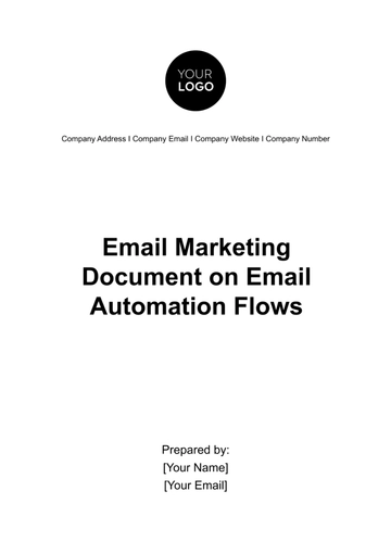 Free Email Marketing Document on Email Automation Flows Template to Edit Online