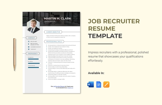 Job Recruiter Resume