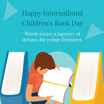 Free International Children???s Book Day  Instagram Post Template to Edit Online