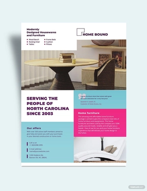 Furniture & Decor Flyer Template