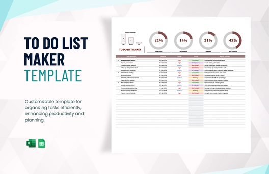 To Do List Maker Template