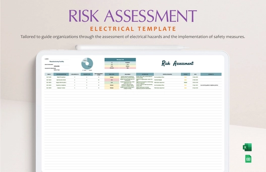 Risk Assessment Electrical Template