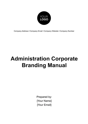Free Administration Corporate Branding Manual Template to Edit Online