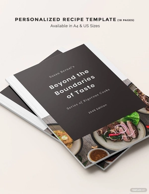 Personalized Recipe Template