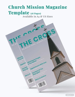Church Mission Magazine Template