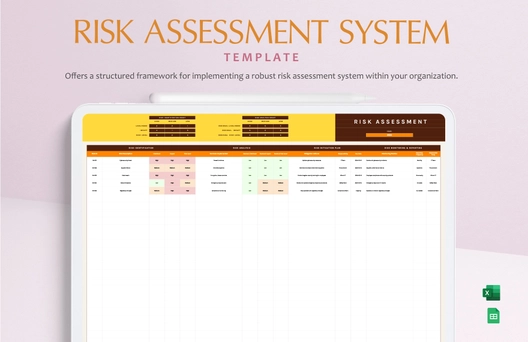 Risk Assessment System Template