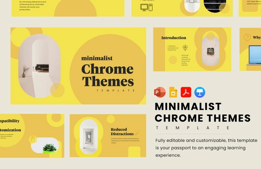 Minimalist Chrome Themes Template