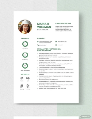 Shear Operator Resume
