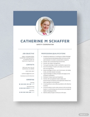 Safety Coordinator Resume