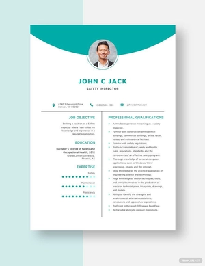 Safety Inspector Resume