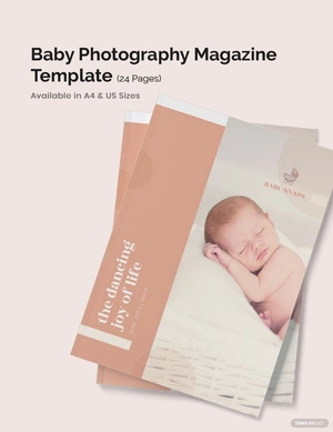Baby Photography Magazine Template