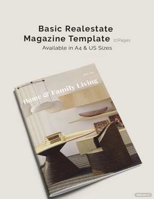 Basic Real Estate Magazine Template