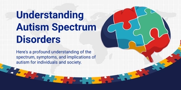 Free World Autism Awareness Day  Blog Banner Template to Edit Online