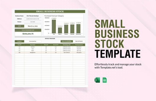 Small Business Stock Template
