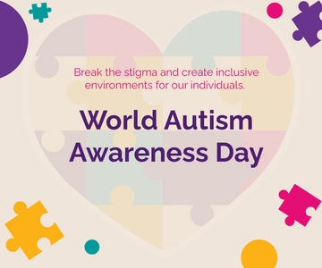 Free World Autism Awareness Day Ad Banner Template to Edit Online