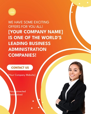 Free Administration Facebook Post Template to Edit Online