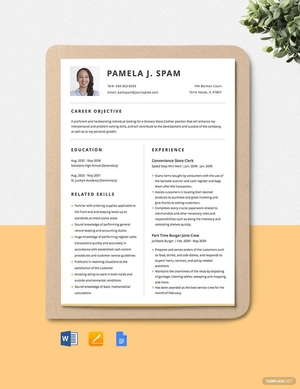 Grocery Store Cashier Resume