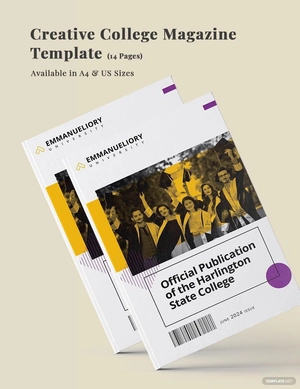 Creative College Magazine Template