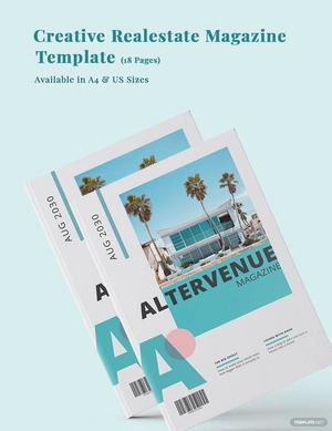 Creative Real Estate Magazine Template