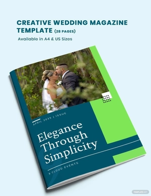 Creative Wedding Magazine Template