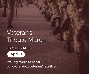 Free Day of Valor  Ad Banner Template to Edit Online