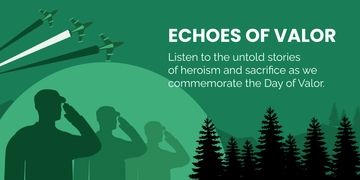 Free Day of Valor Blog Banner Template to Edit Online