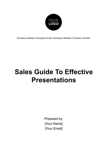 Free Sales Guide to Effective Presentations Template to Edit Online