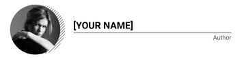 Free Author Cover Letter Header Template to Edit Online