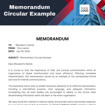 Free Memorandum Circular Example to Edit Online