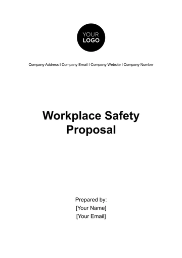 Free Workplace Safety Proposal Template to Edit Online