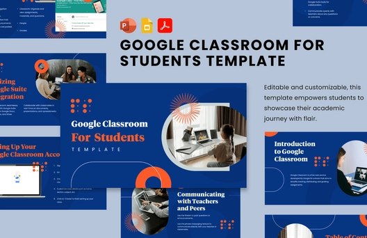 Google Classroom for Students Template