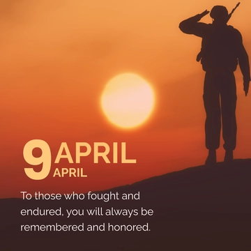 Free Day of Valor  Facebook Post Template to Edit Online