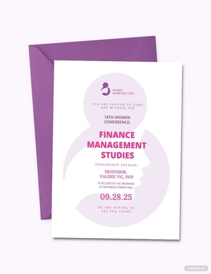 Women's Conference Invitation Template