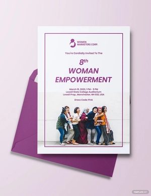 Modern Womens Conference Invitation Template