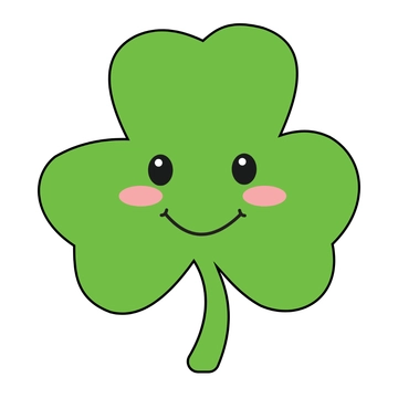 Free Cute Shamrock Clipart Template to Edit Online