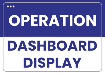 Free Operations Dashboard Display Signage Template to Edit Online
